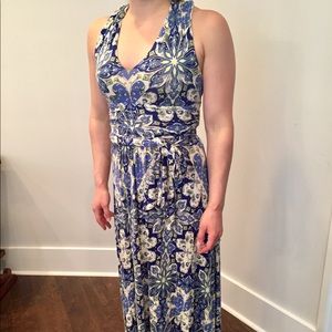 Anthro maxi dress